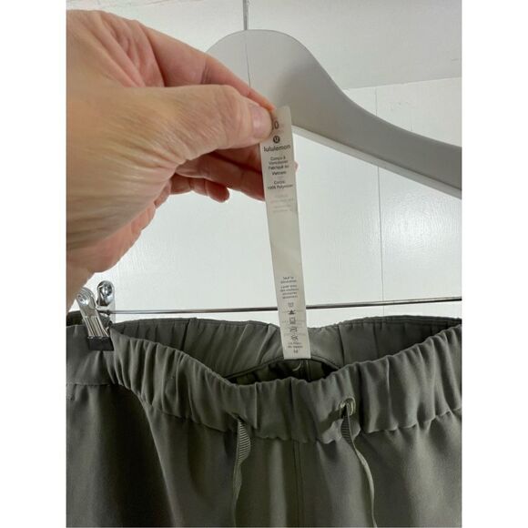 Lululemon Gray Sage On The Fly Pants Size 10 - Picture 8 of 10